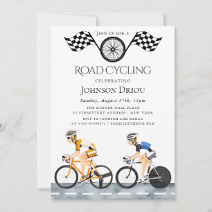 Invitation à une course cycliste professionnelle