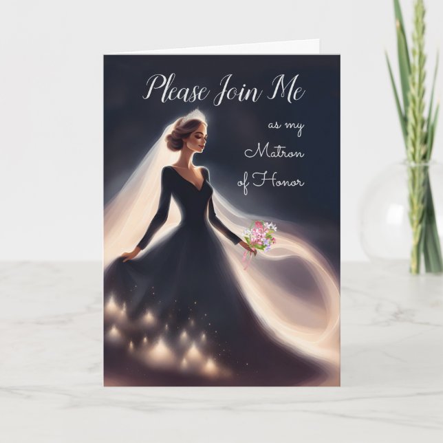 Invitation à une cousine pour être la marraine d'h (Devant)