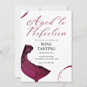 Invitation à une dégustation de vin vieilli à la p
