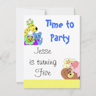 Invitation à une fête amusante