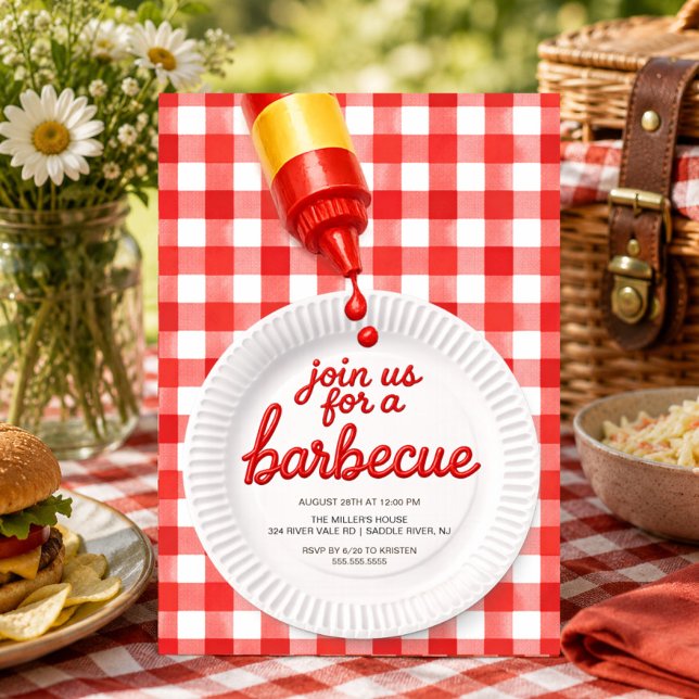 Invitation à une fête barbecue (Créateur téléchargé)