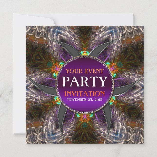 Invitation à une fête d'adultes (Devant)