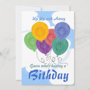 Invitation à une fête d'anniversaire