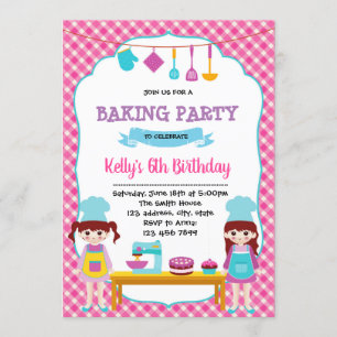 Invitation à une fête d'anniversaire