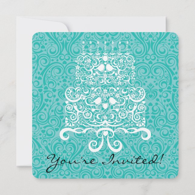 Invitation à une fête d'anniversaire (Dos)