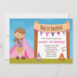 Invitation à une fête d'anniversaire
