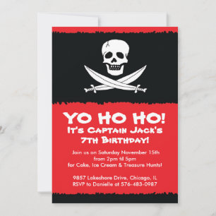 Invitation à une fête d'anniversaire à thème pour