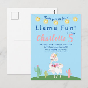 Invitation à une fête d'anniversaire amusante avec