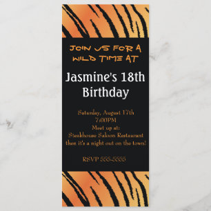 Invitation à une fête d'anniversaire avec impressi