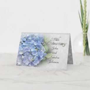 Invitation à une fête d'anniversaire de 25 ans ave