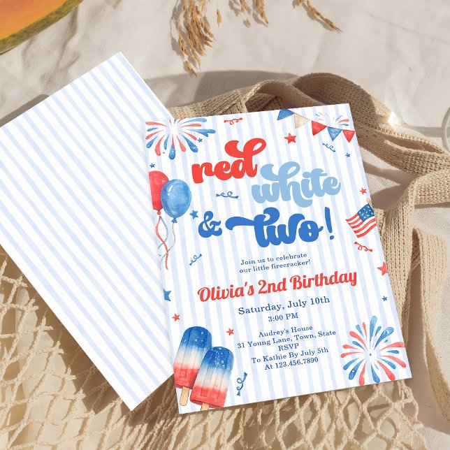 Invitation à une fête d'anniversaire de 2 ans - 4  (Créateur téléchargé)