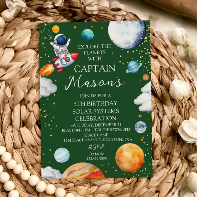 Invitation à une fête d'anniversaire de Capitaine  (Créateur téléchargé)