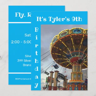 Invitation à une fête d'anniversaire de carnaval d