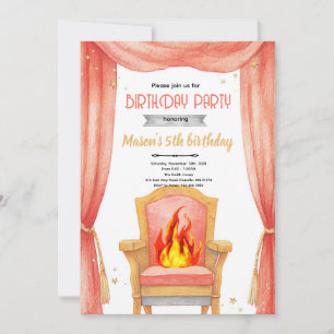 Invitation à une fête d'anniversaire de Comedy Roa