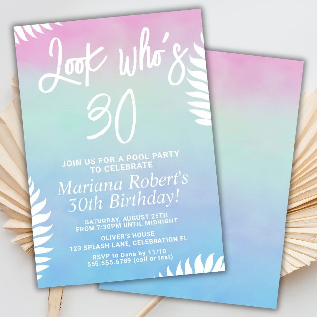 Invitation à une fête d'anniversaire de fête d'été (Créateur téléchargé)
