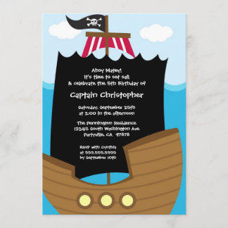 Invitation à une fête d'anniversaire de Jolly roge