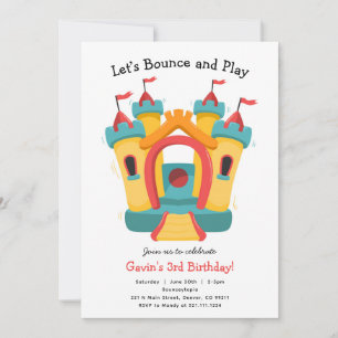 Invitation à une fête d'anniversaire de Maison Gon
