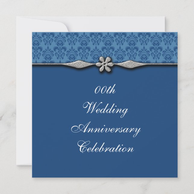 Invitation à une fête d'anniversaire de mariage (Devant)