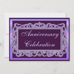 Invitation à une fête d'anniversaire de mariage