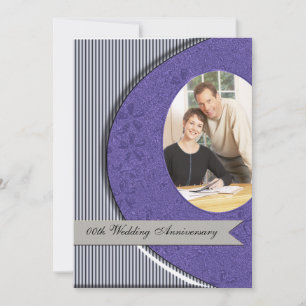 Invitation à une fête d'anniversaire de mariage