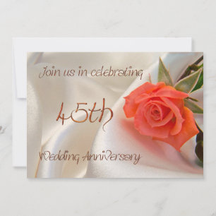 Invitation à une fête d'anniversaire de mariage 45