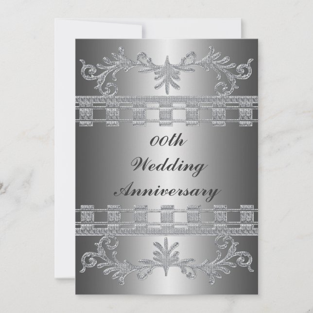 Invitation à une fête d'anniversaire de mariage de (Devant)