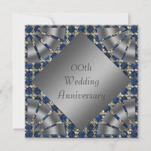 Invitation à une fête d'anniversaire de mariage de