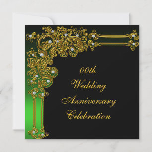 Invitation à une fête d'anniversaire de mariage de