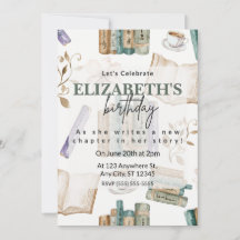 Invitation à une fête d'anniversaire de passionné