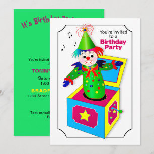 Invitation à une fête d'anniversaire, Jack In the 