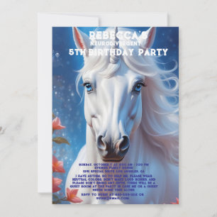Invitation à une fête d'anniversaire neurodivergen