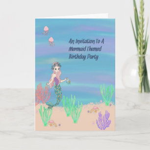 Invitation à une fête d'anniversaire pour enfants,