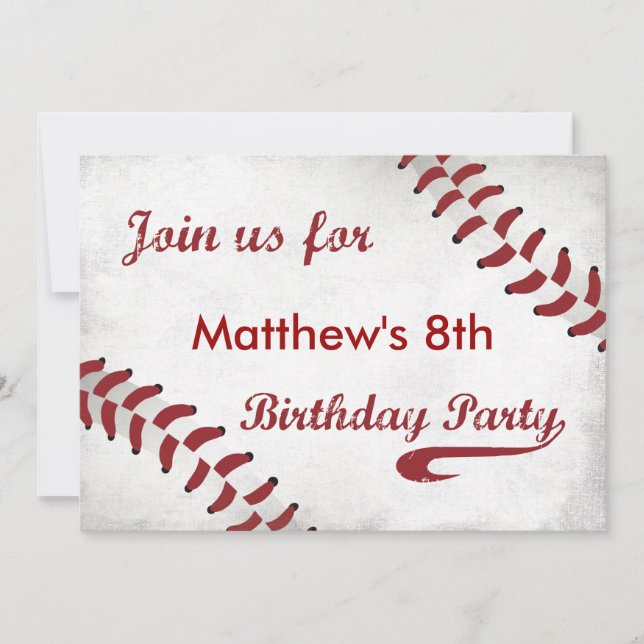 Invitation à une fête d'anniversaire sur le thème  (Devant)