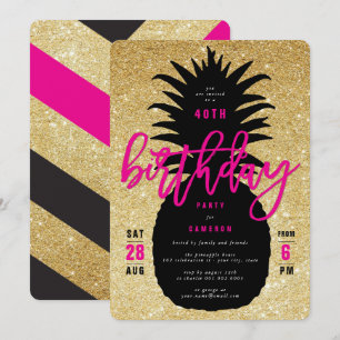 Invitation à une fête d'anniversaire sur le thème