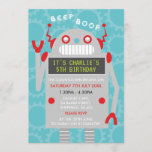 Invitation à une fête d'anniversaire sur le thème<br><div class="desc">Invitation tous vos amis à votre soirée amusante sur le thème des robots avec ces invitations pour les fêtes. Idéal pour les fêtes de science-fiction,  les fêtes futuristes ou les fêtes d'anniversaire thématiques par robots.</div>