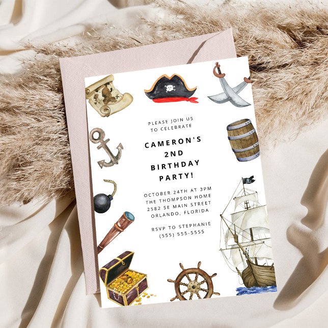 Invitation à une fête d'anniversaire sur le thème  (Créateur téléchargé)