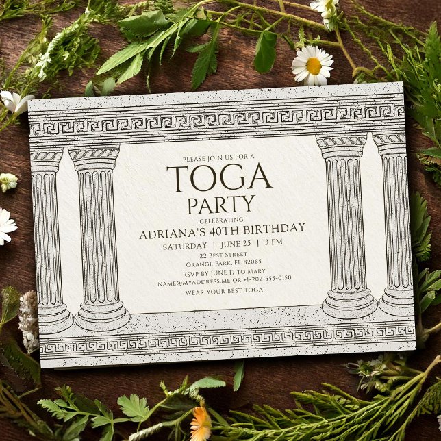 Invitation à une fête d'anniversaire sur l'histoir (Créateur téléchargé)