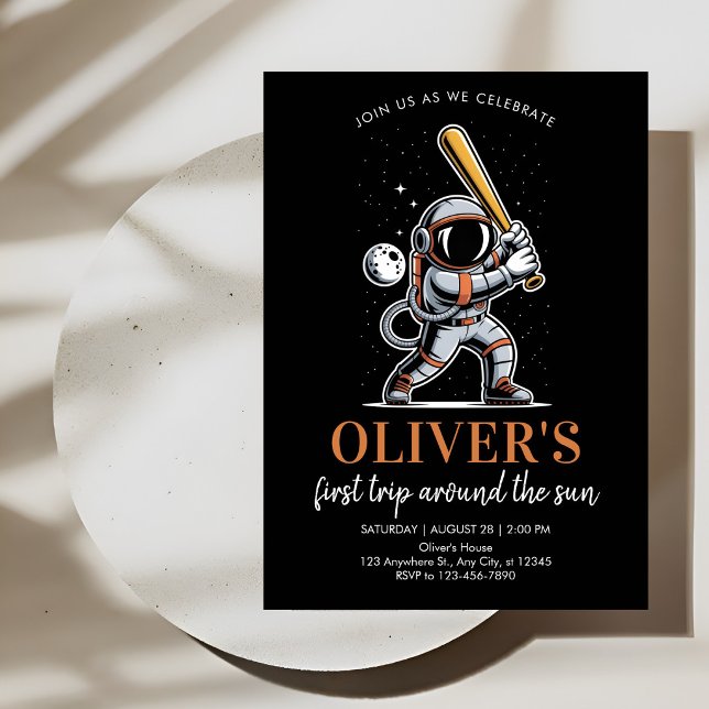 Invitation à une fête d'aventure spatiale – Thème  (Créateur téléchargé)