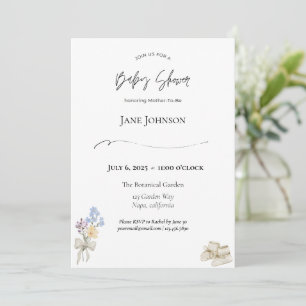 Invitation à une fête de bébé