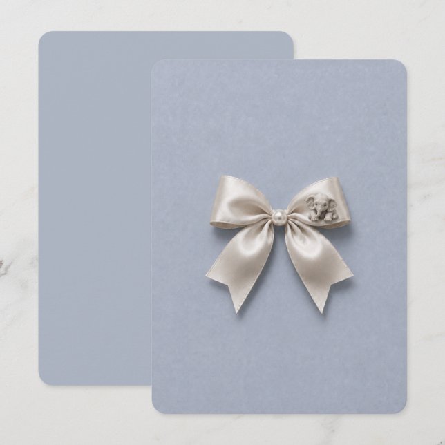 Invitation à une fête de bébé (Devant / Derrière)