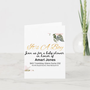 Invitation à une fête de bébé