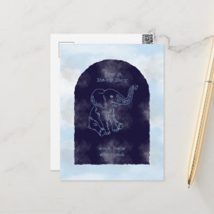 Invitation à une fête de bébé garçon