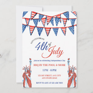 Invitation à une fête de célébration patriotique d
