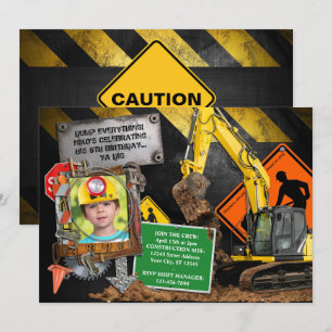 Invitation à une fête de construction