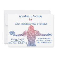 Invitation à une fête de football