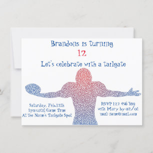 Invitation à une fête de football