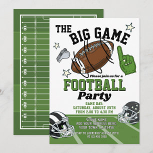 Invitation à une fête de football