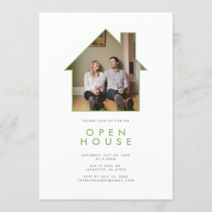 Invitation à une fête de maison ouverte