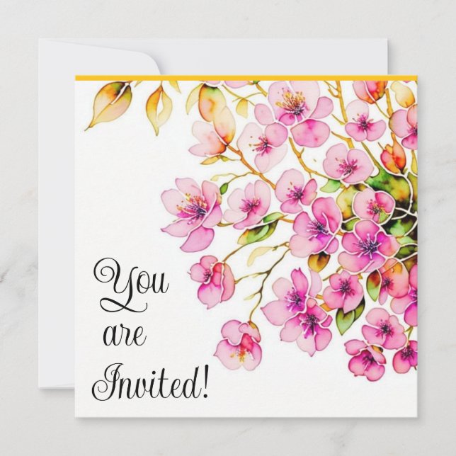 Invitation à une fête de mariage (Devant)