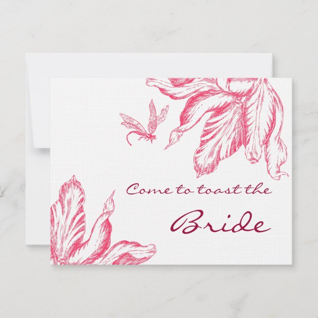 INVITATION À UNE FÊTE DE MARIAGE (Devant)